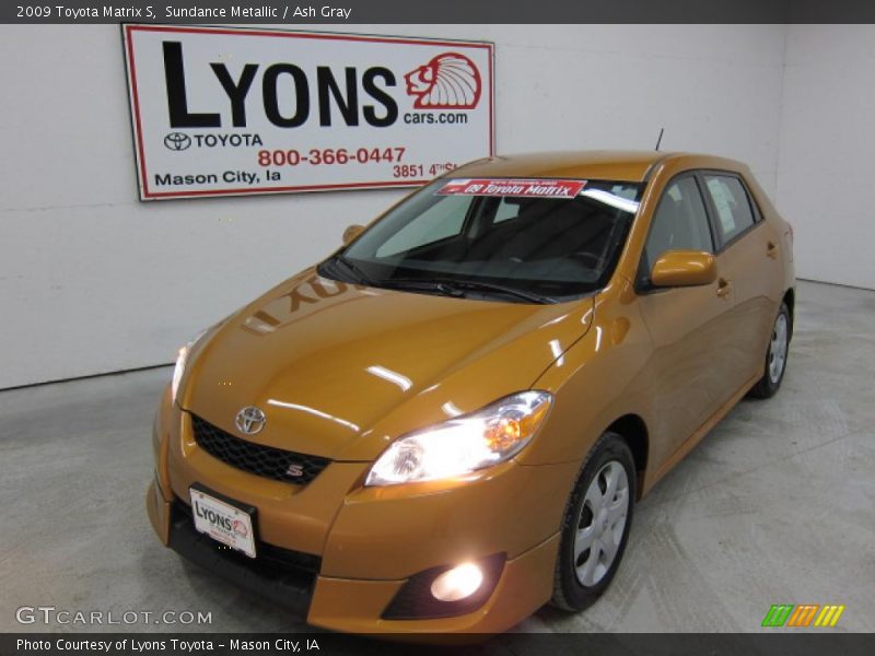 Sundance Metallic / Ash Gray 2009 Toyota Matrix S