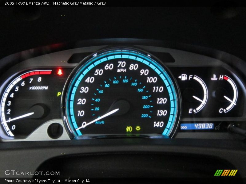 Magnetic Gray Metallic / Gray 2009 Toyota Venza AWD