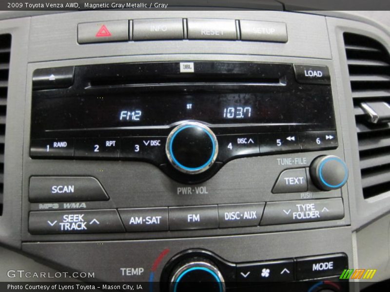 Magnetic Gray Metallic / Gray 2009 Toyota Venza AWD