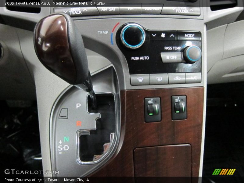  2009 Venza AWD 6 Speed ECT-i Automatic Shifter