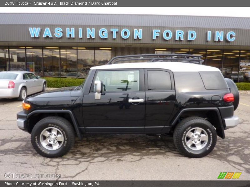 Black Diamond / Dark Charcoal 2008 Toyota FJ Cruiser 4WD