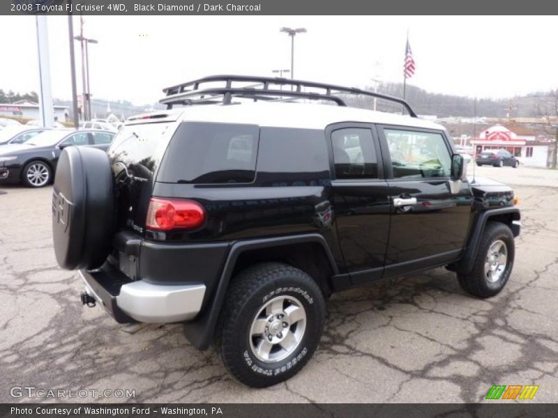Black Diamond / Dark Charcoal 2008 Toyota FJ Cruiser 4WD