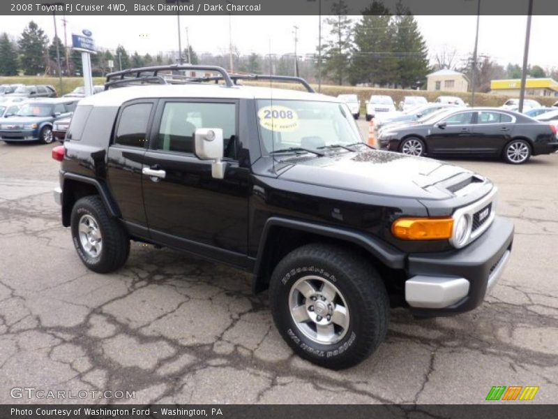 Black Diamond / Dark Charcoal 2008 Toyota FJ Cruiser 4WD