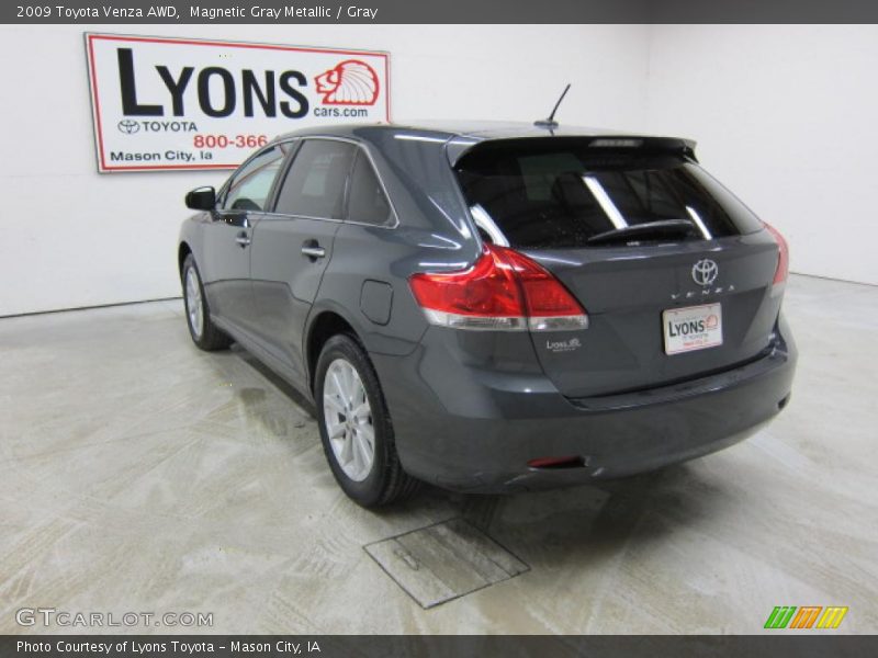 Magnetic Gray Metallic / Gray 2009 Toyota Venza AWD