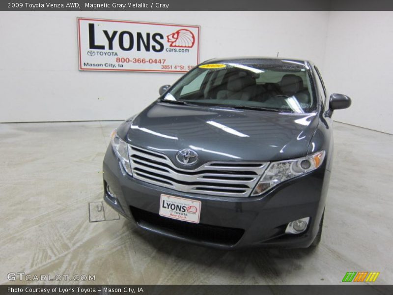 Magnetic Gray Metallic / Gray 2009 Toyota Venza AWD