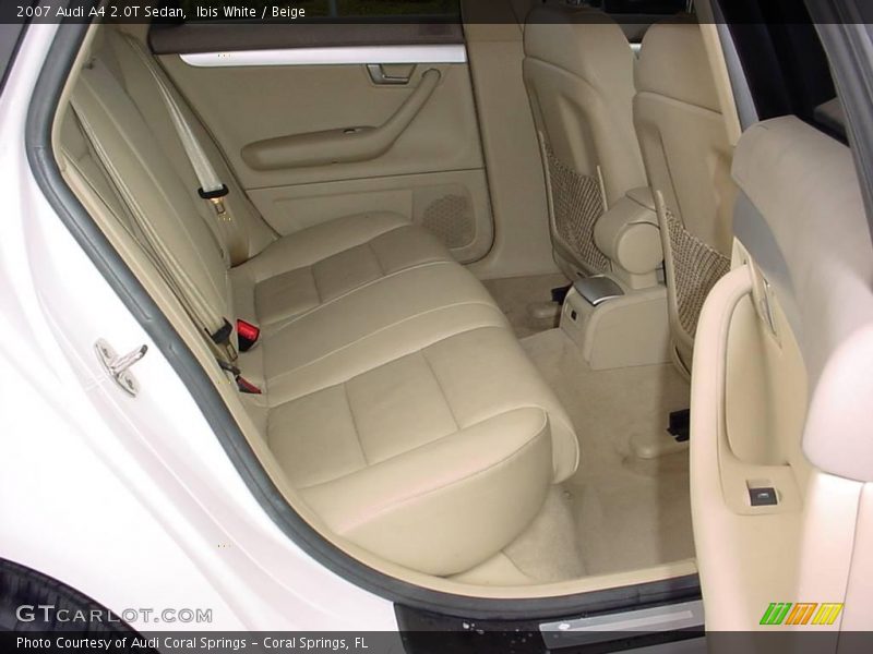 Ibis White / Beige 2007 Audi A4 2.0T Sedan