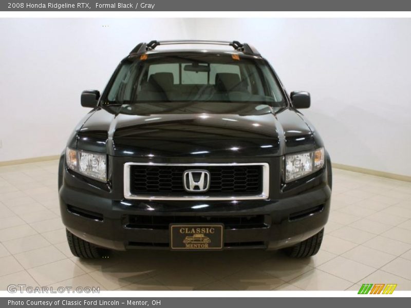 Formal Black / Gray 2008 Honda Ridgeline RTX
