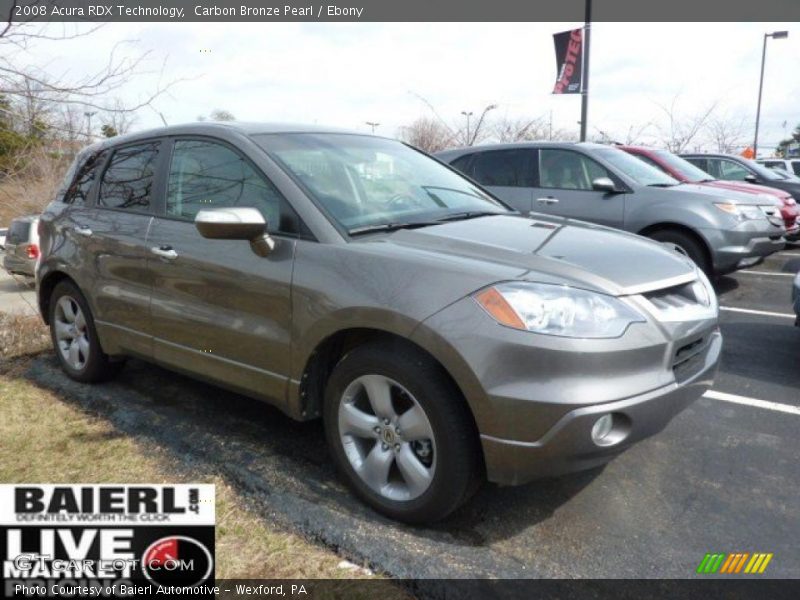 Carbon Bronze Pearl / Ebony 2008 Acura RDX Technology