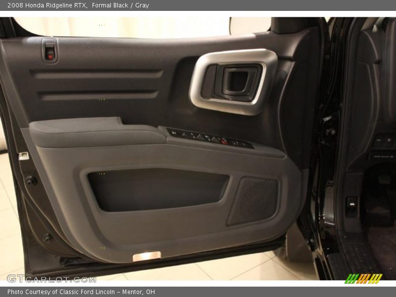 Formal Black / Gray 2008 Honda Ridgeline RTX