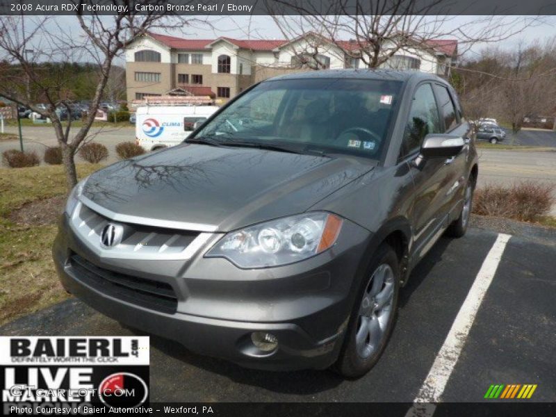 Carbon Bronze Pearl / Ebony 2008 Acura RDX Technology