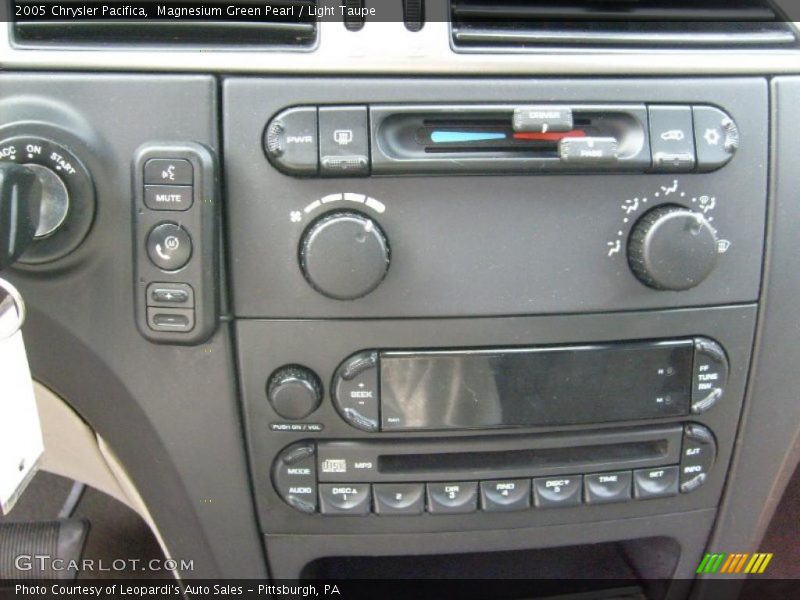 Controls of 2005 Pacifica 
