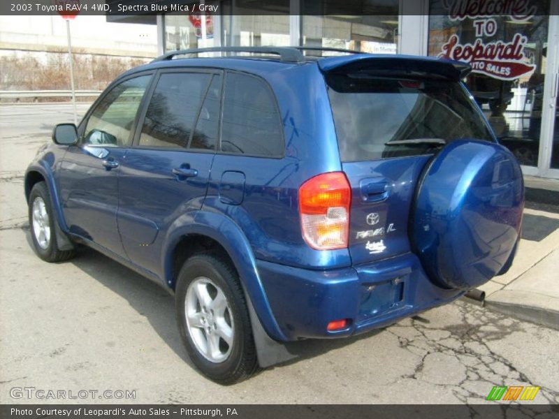 Spectra Blue Mica / Gray 2003 Toyota RAV4 4WD