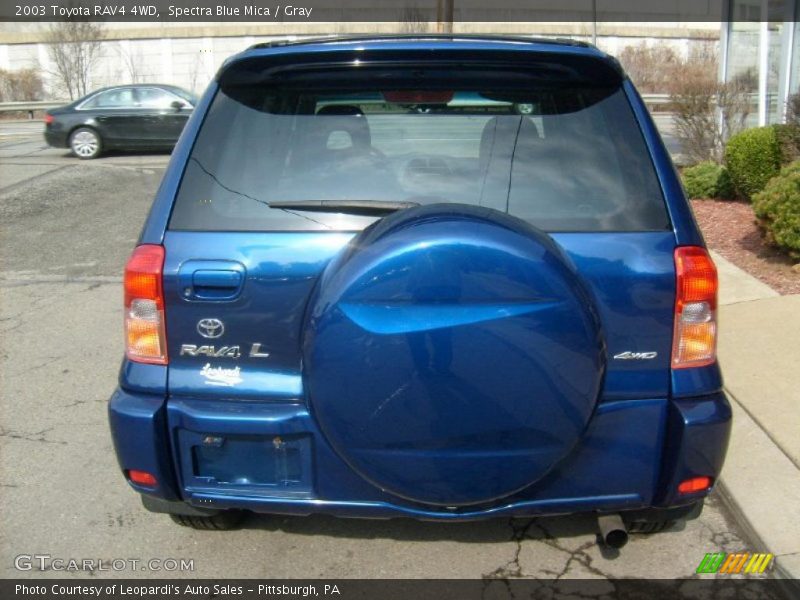 Spectra Blue Mica / Gray 2003 Toyota RAV4 4WD