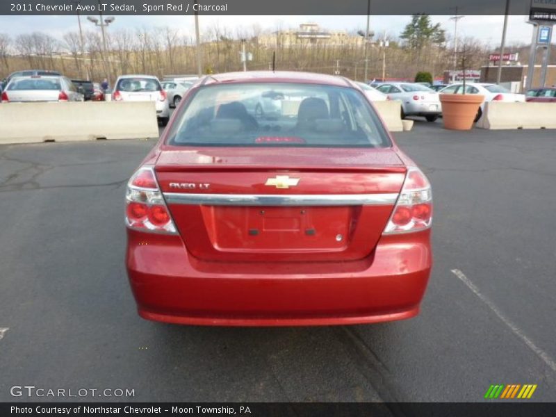 Sport Red / Charcoal 2011 Chevrolet Aveo LT Sedan