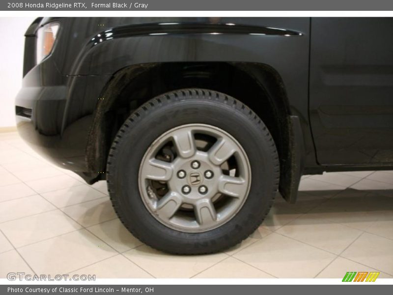 Formal Black / Gray 2008 Honda Ridgeline RTX