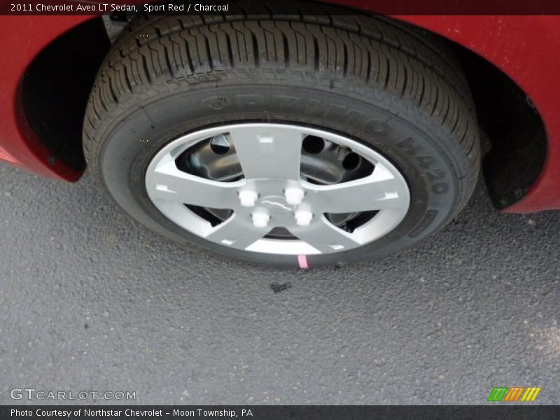 Sport Red / Charcoal 2011 Chevrolet Aveo LT Sedan
