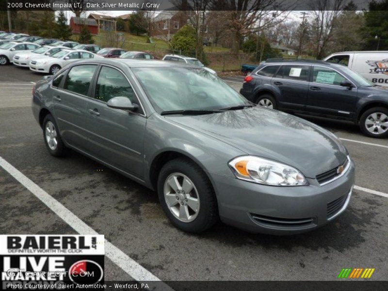 Dark Silver Metallic / Gray 2008 Chevrolet Impala LT