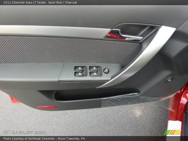 Sport Red / Charcoal 2011 Chevrolet Aveo LT Sedan