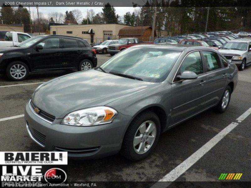 Dark Silver Metallic / Gray 2008 Chevrolet Impala LT