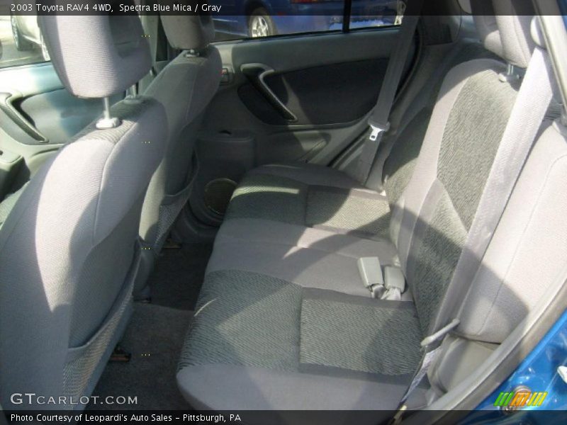 Spectra Blue Mica / Gray 2003 Toyota RAV4 4WD