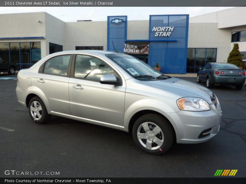 Ice Silver Metallic / Charcoal 2011 Chevrolet Aveo LT Sedan