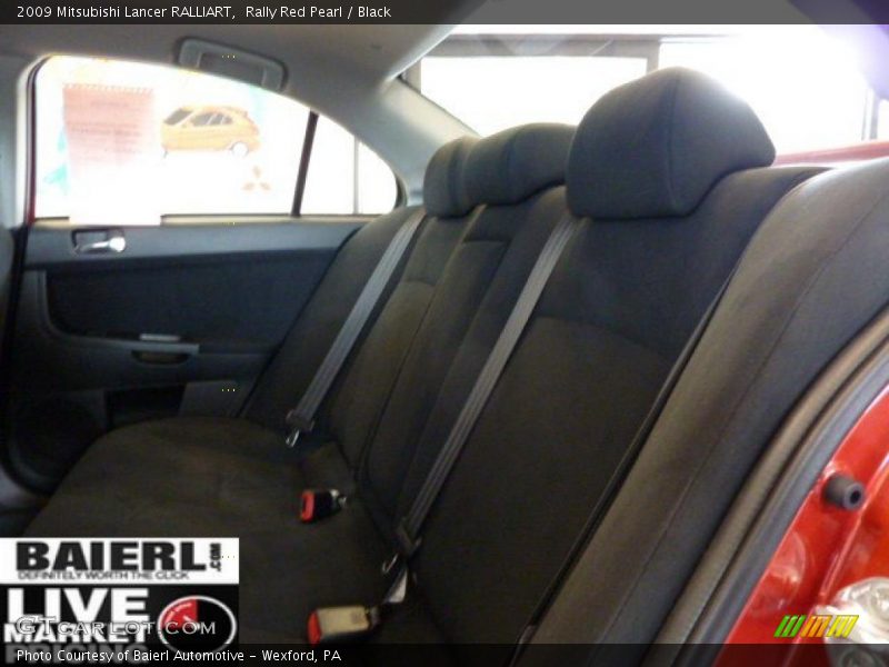 Rally Red Pearl / Black 2009 Mitsubishi Lancer RALLIART