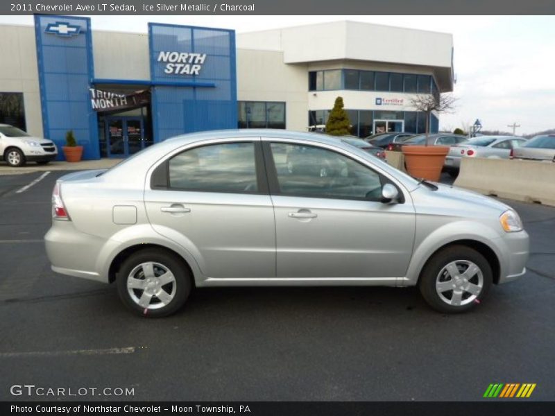 Ice Silver Metallic / Charcoal 2011 Chevrolet Aveo LT Sedan