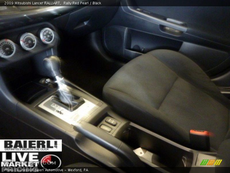 Rally Red Pearl / Black 2009 Mitsubishi Lancer RALLIART