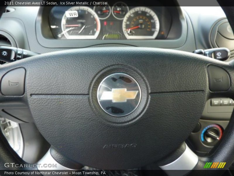 Ice Silver Metallic / Charcoal 2011 Chevrolet Aveo LT Sedan
