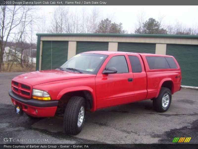 Front 3/4 View of 2003 Dakota Sport Club Cab 4x4