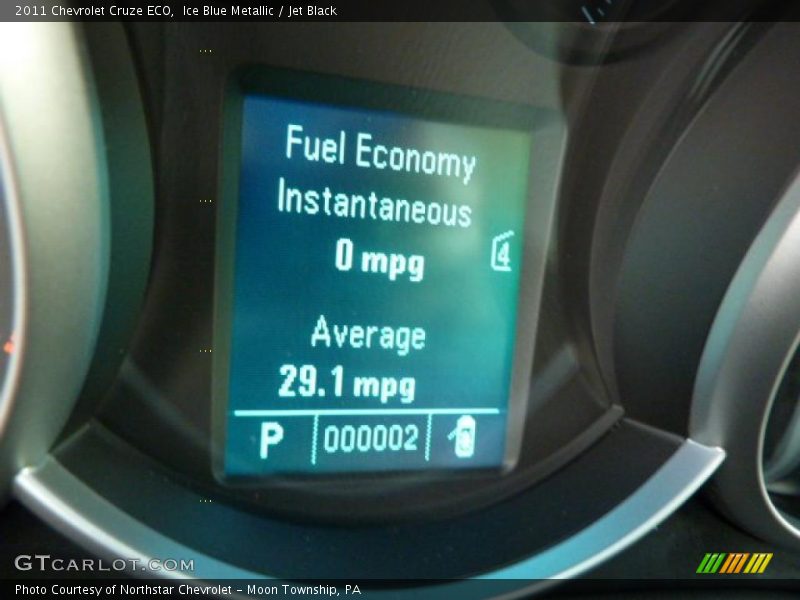 Ice Blue Metallic / Jet Black 2011 Chevrolet Cruze ECO