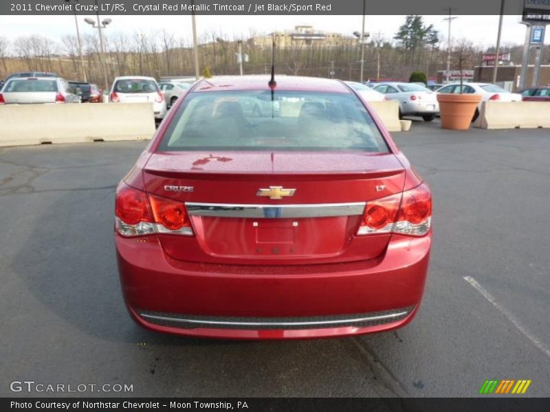 Crystal Red Metallic Tintcoat / Jet Black/Sport Red 2011 Chevrolet Cruze LT/RS