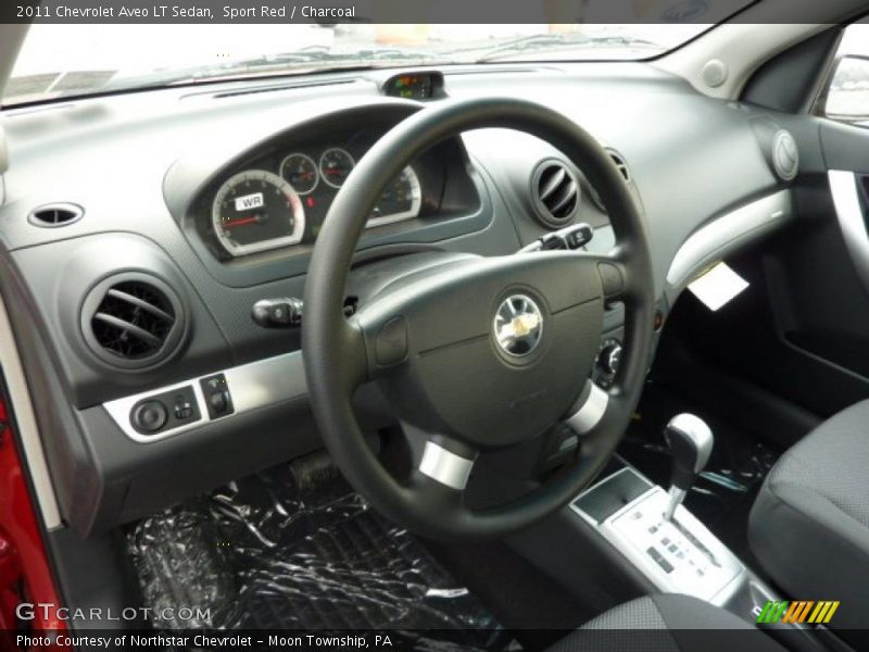 Sport Red / Charcoal 2011 Chevrolet Aveo LT Sedan