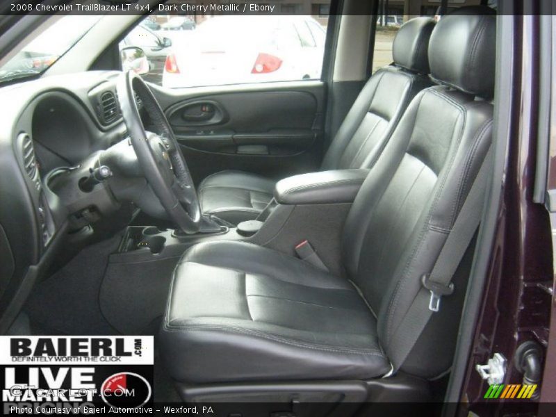 Dark Cherry Metallic / Ebony 2008 Chevrolet TrailBlazer LT 4x4