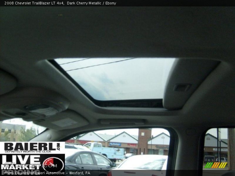 Dark Cherry Metallic / Ebony 2008 Chevrolet TrailBlazer LT 4x4
