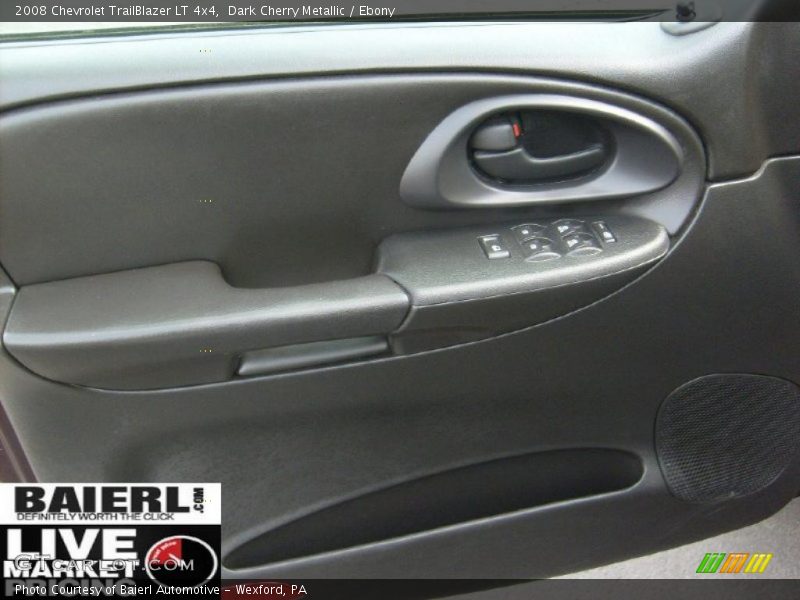 Dark Cherry Metallic / Ebony 2008 Chevrolet TrailBlazer LT 4x4