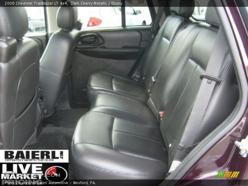 Dark Cherry Metallic / Ebony 2008 Chevrolet TrailBlazer LT 4x4