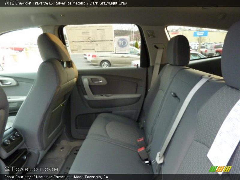 Silver Ice Metallic / Dark Gray/Light Gray 2011 Chevrolet Traverse LS