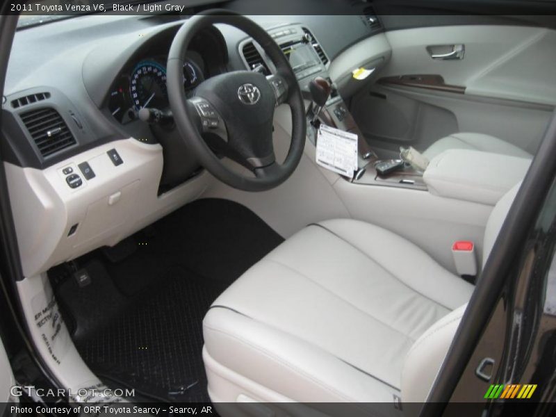 Black / Light Gray 2011 Toyota Venza V6