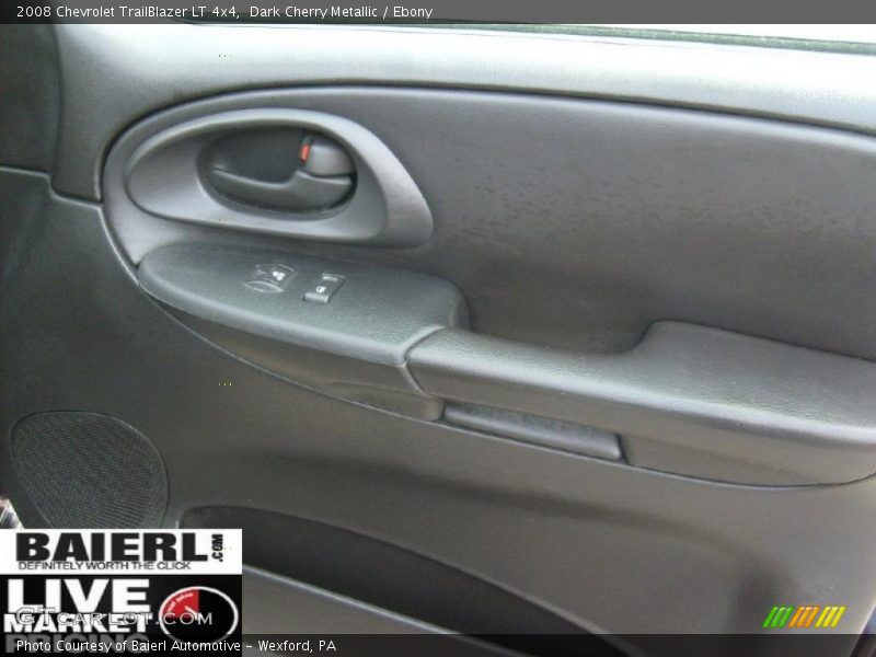 Dark Cherry Metallic / Ebony 2008 Chevrolet TrailBlazer LT 4x4