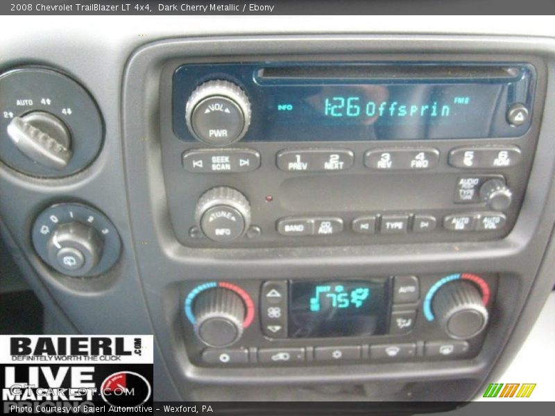 Dark Cherry Metallic / Ebony 2008 Chevrolet TrailBlazer LT 4x4