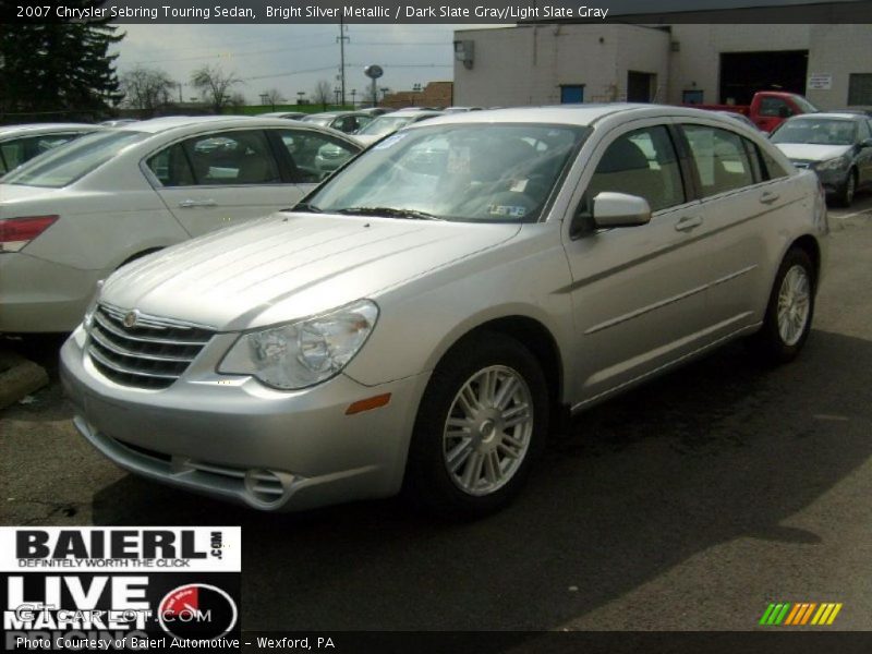 Bright Silver Metallic / Dark Slate Gray/Light Slate Gray 2007 Chrysler Sebring Touring Sedan