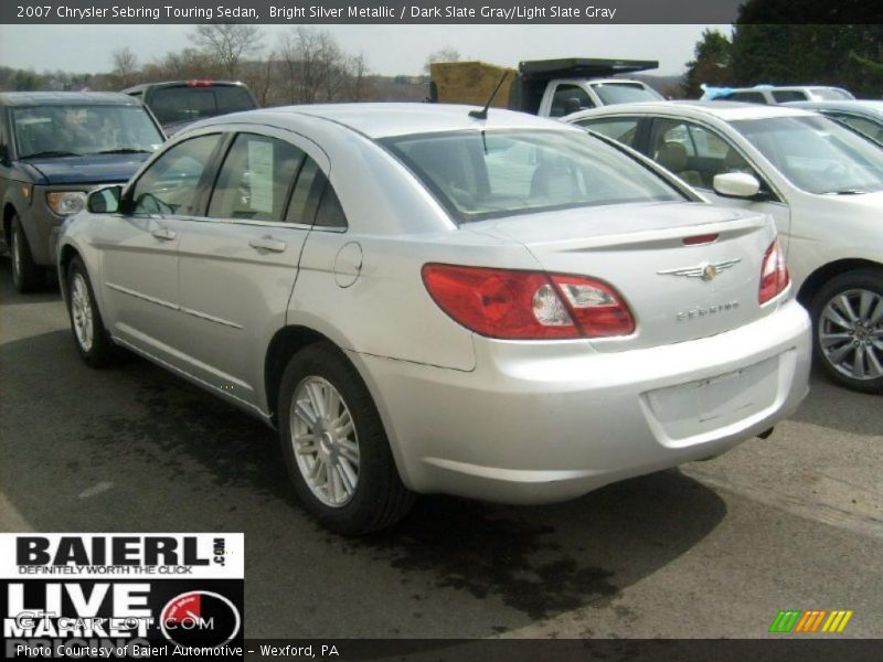 Bright Silver Metallic / Dark Slate Gray/Light Slate Gray 2007 Chrysler Sebring Touring Sedan