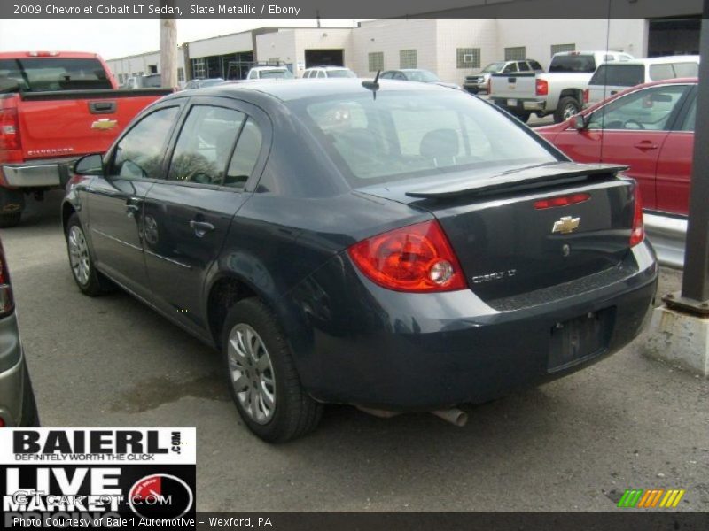 Slate Metallic / Ebony 2009 Chevrolet Cobalt LT Sedan