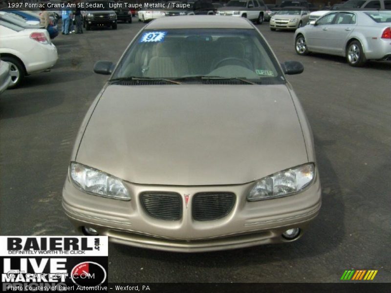 Light Taupe Metallic / Taupe 1997 Pontiac Grand Am SE Sedan