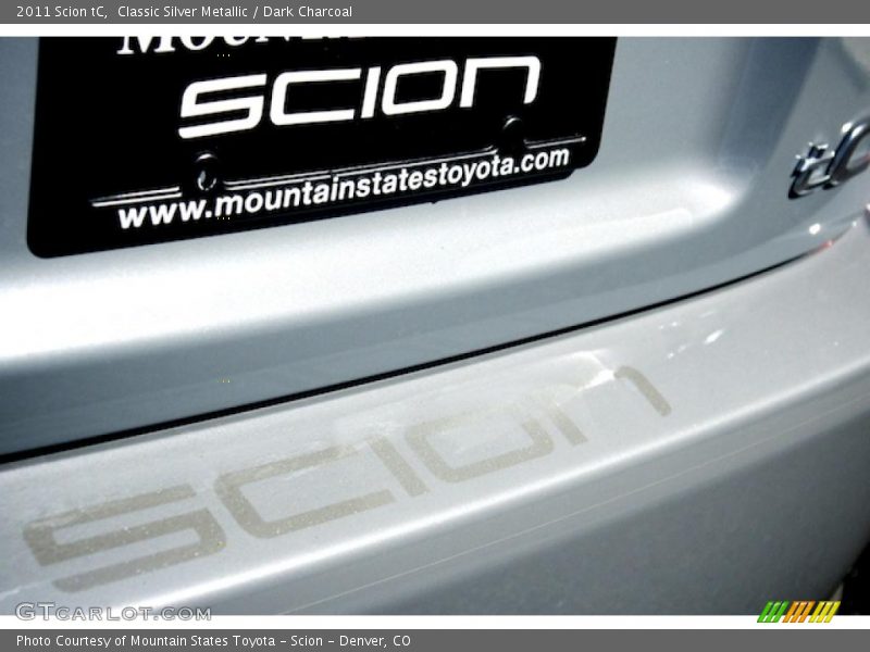 Classic Silver Metallic / Dark Charcoal 2011 Scion tC