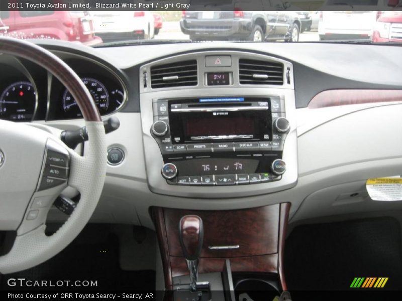 Blizzard White Pearl / Light Gray 2011 Toyota Avalon Limited