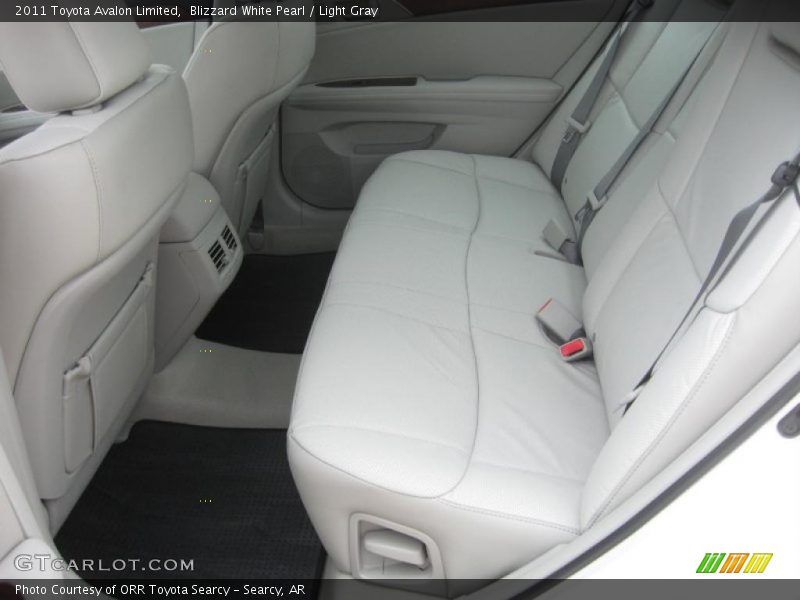Blizzard White Pearl / Light Gray 2011 Toyota Avalon Limited