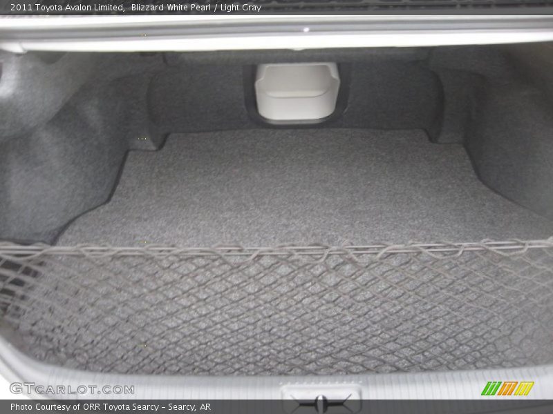 Blizzard White Pearl / Light Gray 2011 Toyota Avalon Limited