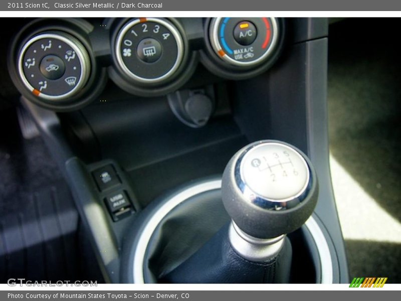 Classic Silver Metallic / Dark Charcoal 2011 Scion tC
